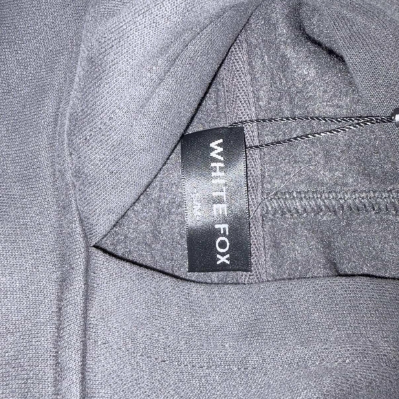 White Fox With Love Cherry 88 Hoodie Charcoal And Pink S/M - Picture 3 of 4